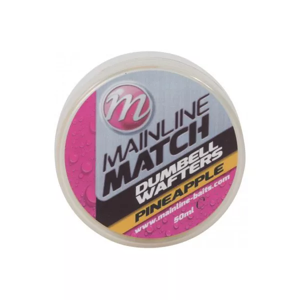 Mainline Match Dumbell Wafters 6 mm - Yellow - Pineapple - Wafter Hakenköder