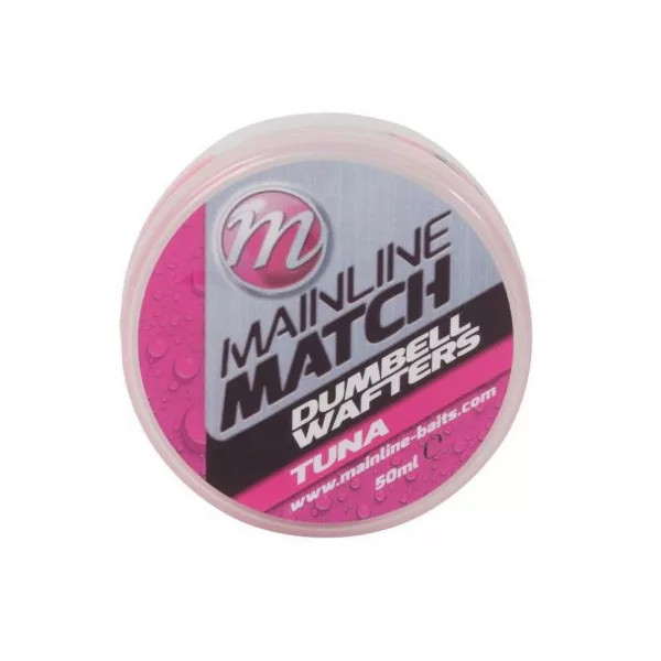 Mainline Match Dumbell Wafters 10mm - Pink - Tuna - Wafter Hakenköder
