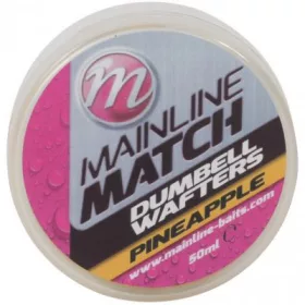   Mainline Match Dumbell Wafters 10 mm - Yellow - Pineapple - Wafter Hakenköder