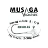 Musaga Classic 5/0 10gr Jig Kopf 5db