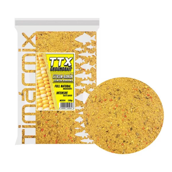 Tímár Mix TTX Groundbait Zitrone Banane Futtermittel 1,5kg