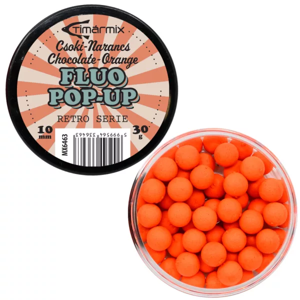 Tímár Mix Retro Schoko Orange Fluo Pop-Up 30gr