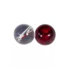 Fox Rage SP 6mm Clear and Red Glass Beads Glasperlen