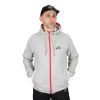 Fox Rage Voyager Zip Hoody Light Grey Reißverschluss-Kapuzenpullover S