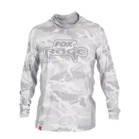 Fox Rage UV Hooded Light Camo Top Kapuzenpullover L