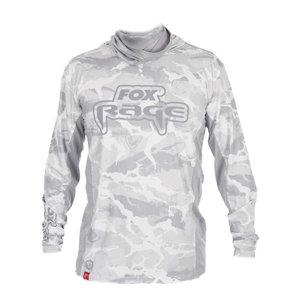 Fox Rage UV Hooded Light Camo Top Kapuzenpullover 2XL