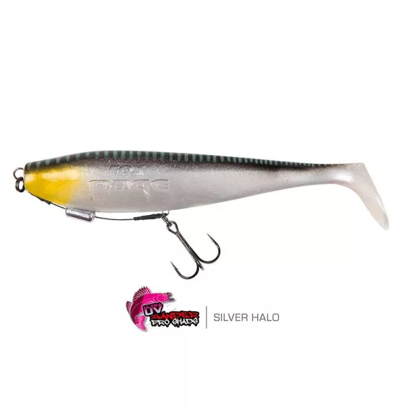 Fox Rage Zander Pro Shad 16cm Bestückt UV Silver Halo Gummifisch