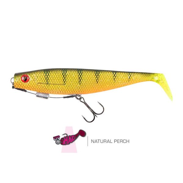 Fox Rage Pro Shad 14cm Loaded Natural Perch Gummifisch