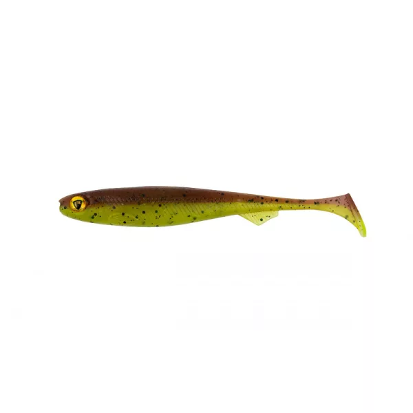 Fox Rage Slick Shad Ultra UV 9cm Green Pumpkin Gummiköder