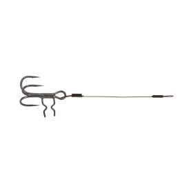   Fox Rage Strike Point Mittlerer Köder 6,5cm 26lb Größe 6 Stinger Rig 2Stk