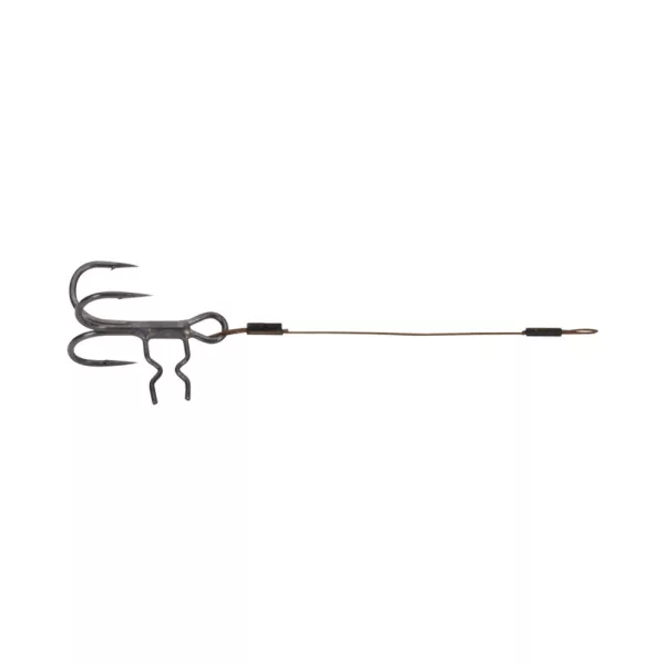 Fox Rage Strike Point Mittlerer Köder 10cm 40lb Größe 2 Stinger Rig 2Stk