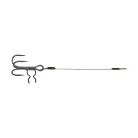   Fox Rage Strike Point Mittlerer Köder 12cm 40lb Größe 1 Stinger Rig 2Stk