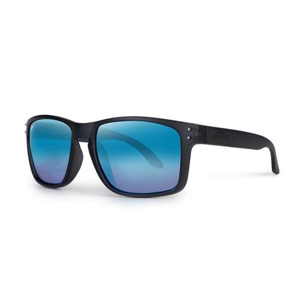 Fox Rage Transparent Black Brown Lens Mirror Blue Sunglasses Sonnenbrille