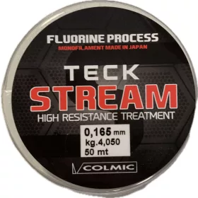 Colmic Teck Stream 50m 0,165mm Monofil Vorfachschnur