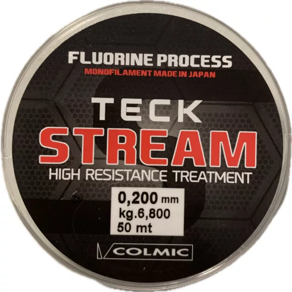 Colmic Teck Stream 50m 0,20mm Monofil Vorfachschnur