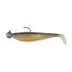 Fox Rage Bulk Loaded Zander Pro Shads UV Hot Olive 12cm 4/0 50gr Kunststoffköder