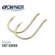 Owner Cut Chinu 50328 1 Karpfenhaken mit Plättchen, mit Widerhaken 11 Stück