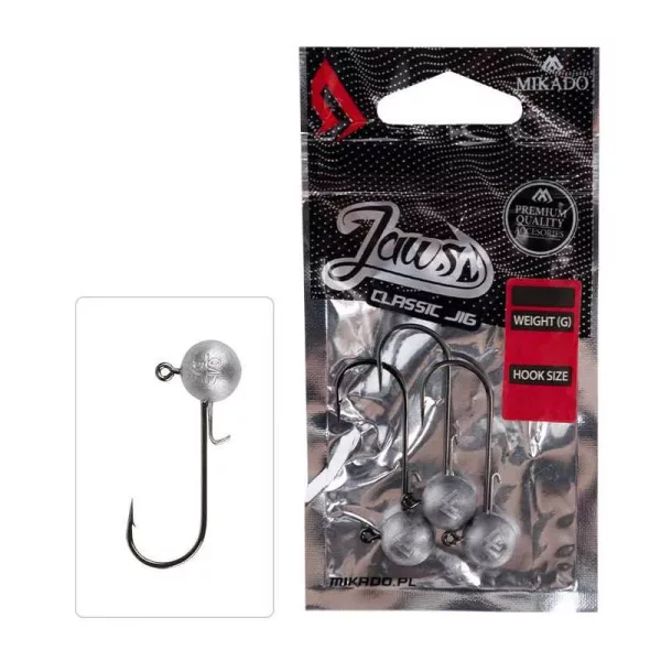 Mikado 2/0 Jaws Classic 10gr Jigkopf 3 Stk.