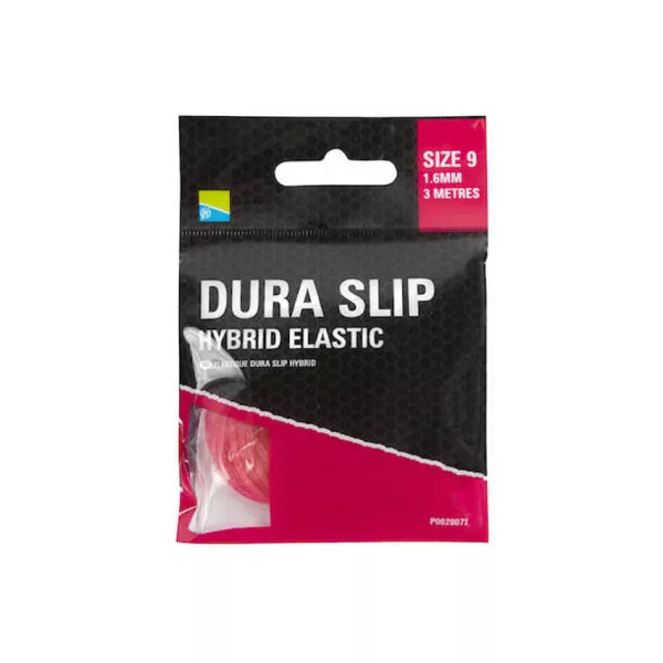 Preston Dura Slip Hybrid Elastic - Size 9 Kopfrutengummi 1,6mm/3m