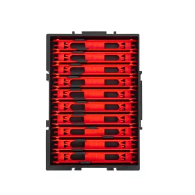   Preston Interlok Winder Tray Red Rig-Leiter-Set mit Modul Rot 13cm