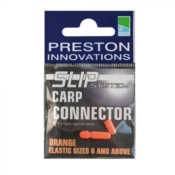 Preston Slip Carp Connector Gelb Fluo Schnellverschluss