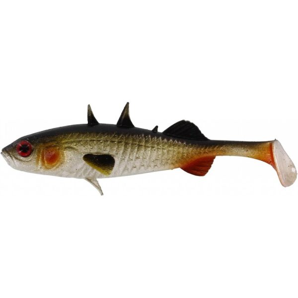 WESTIN Stanley the Stickleback Shadtail 9cm 7g - Lively Roach 6 Stk./Pck. Plastikköder