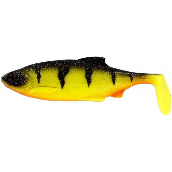 WESTIN Ricky the Roach Shadtail 18cm 85g Fire Perch 1 Stk. Kunststoffköder