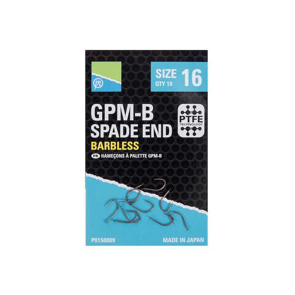 Preston GPMB Hooks Size 14 Spade End Brassenhaken