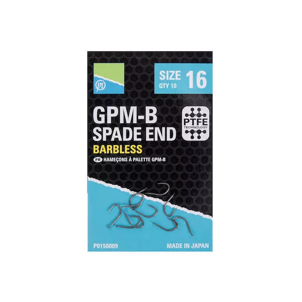 Preston GPMB Hooks Size 20 Spade End Brassenhaken