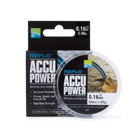 Preston Accu Power Rig Mono Vorfachschnur 0,08mm 100m