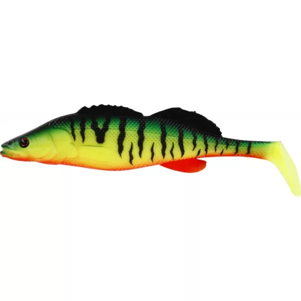 WESTIN ZanderTeez Shadtail 8,5cm 6g Crazy Firetiger Box mit Plastikköder