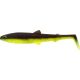 WESTIN BullTeez Shadtail 12,5cm 16g Schwarz/Chartreuse 2 Stk. Kunstköder