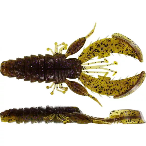 WESTIN CreCraw Creaturebait 6,5cm 4g Green Pumpkin Purple 6 Stück Kunstköder