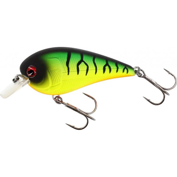 WESTIN BassBite 2.5 Squarebill 7cm 16g Schwimmend Firetiger Wobbler