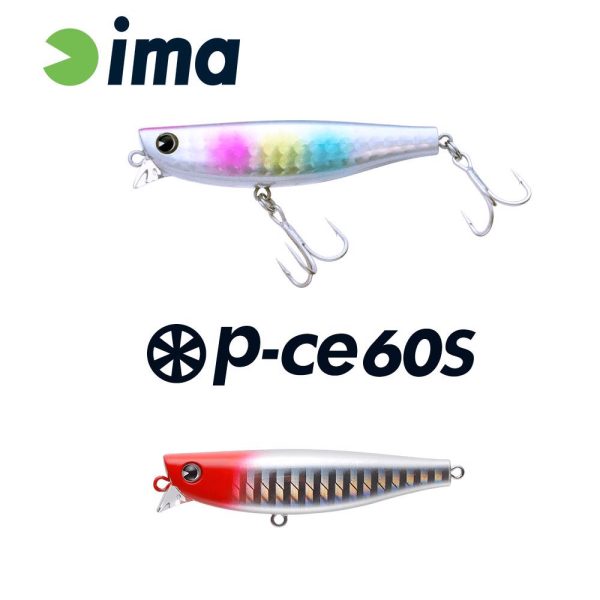 Ima P-CE 60S 6cm 10gr 001 Red Head Wobbler