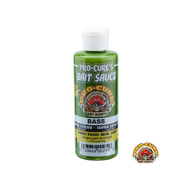 Pro Cure Bass Bait Sauce Kunstköder-Aroma 125gr