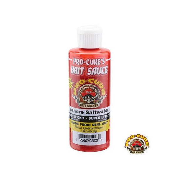 Pro Cure Inshore Saltwater Bait Sauce Kunstköder Aroma 125g