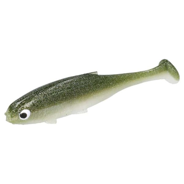 Mikado Real Fish 8,5cm Olive Bleak Gummiköder 5 Stk.