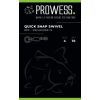 Prowess QUICK SNAP SWIVEL / Wirbel mit Schnellverschluss und Ring
