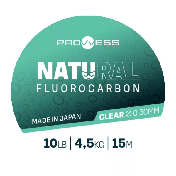 Prowess Natural Fluorocarbon 0,30mm 15m Fluorocarbon Vorfachschnur