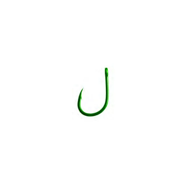 Prowess W1 T2 - DOUBLE COATING - GREEN Boilie Haken, beschichteter Haken