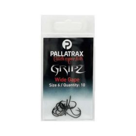   Pallatrax Gripz Wide Gape 6 Öhr, Widerhakenloser Haken 10 Stk.