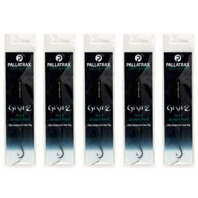   Pallatrax Gripz Straight Point Hair Rigs 8 15lb Steamlink Monofil Vorgebundener Haken
