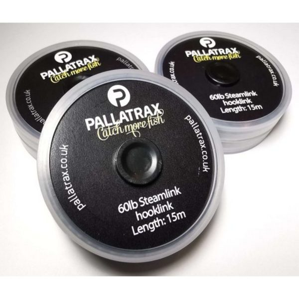 Pallatrax Hooklinks Steamlink 15m 60lb Geflochtenes Vorfach