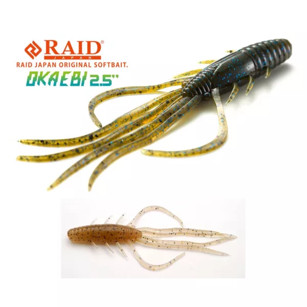 Raid Oka Ebi 6,3cm 076 Pile Shrimp Plastikköder 8Stk