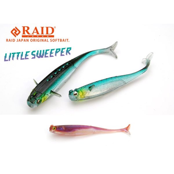 Raid Little Sweeper 7,6cm 048 Pearl Wakasagi Gummifisch 7Stk