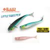 Raid Little Sweeper Fish Skin 7,6cm 080 Clear Wakasagi Gummifisch 7 Stk.