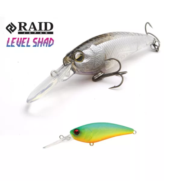 Raid Level Shad 5cm 4,3gr Su 001 Lime Chart Wobbler