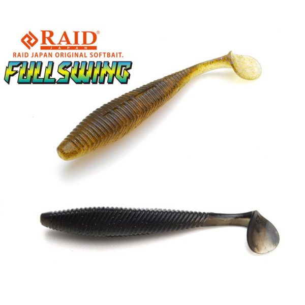 Raid Fullswing 12,7cm 051 Black Bitou Kunststoffköder 5 Stk.
