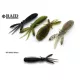 Raid Egubug 6,3cm 051 Black Bitou Käferimitat 8Stk.